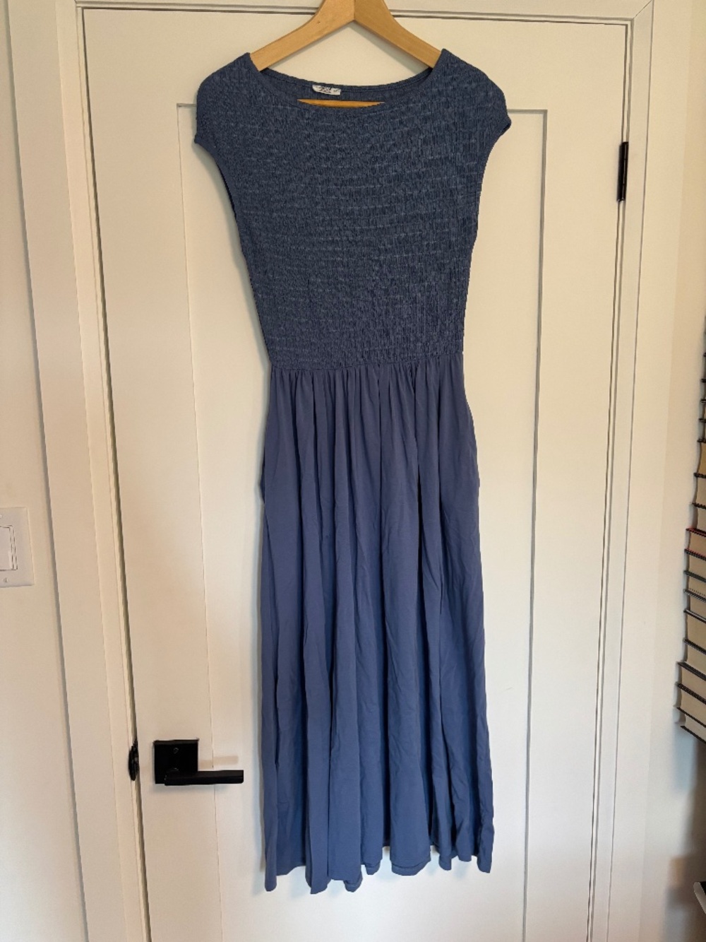 Soft Navy Maxi Dress